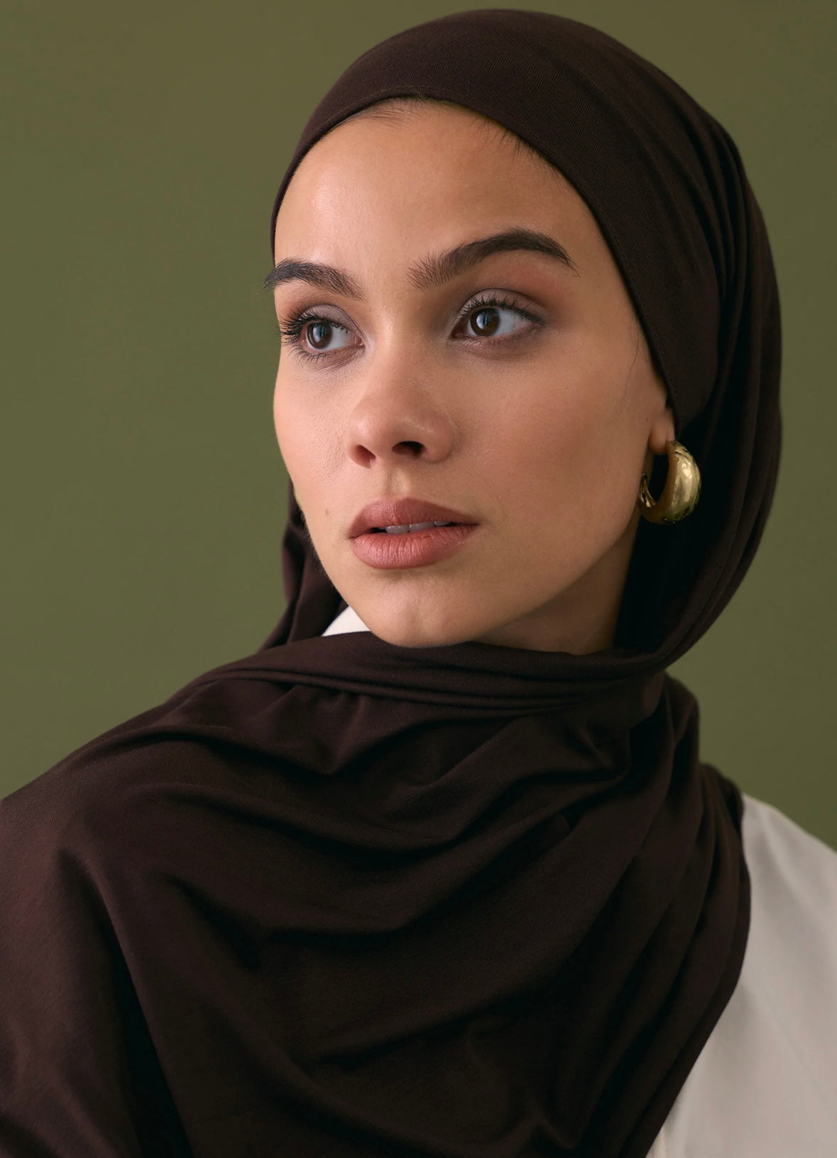 FRESH SCARFS - Bamboo Jersey Aci Patlican