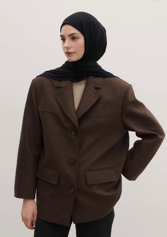 FRESH SCARFS - Bamboo Jersey Schwarz