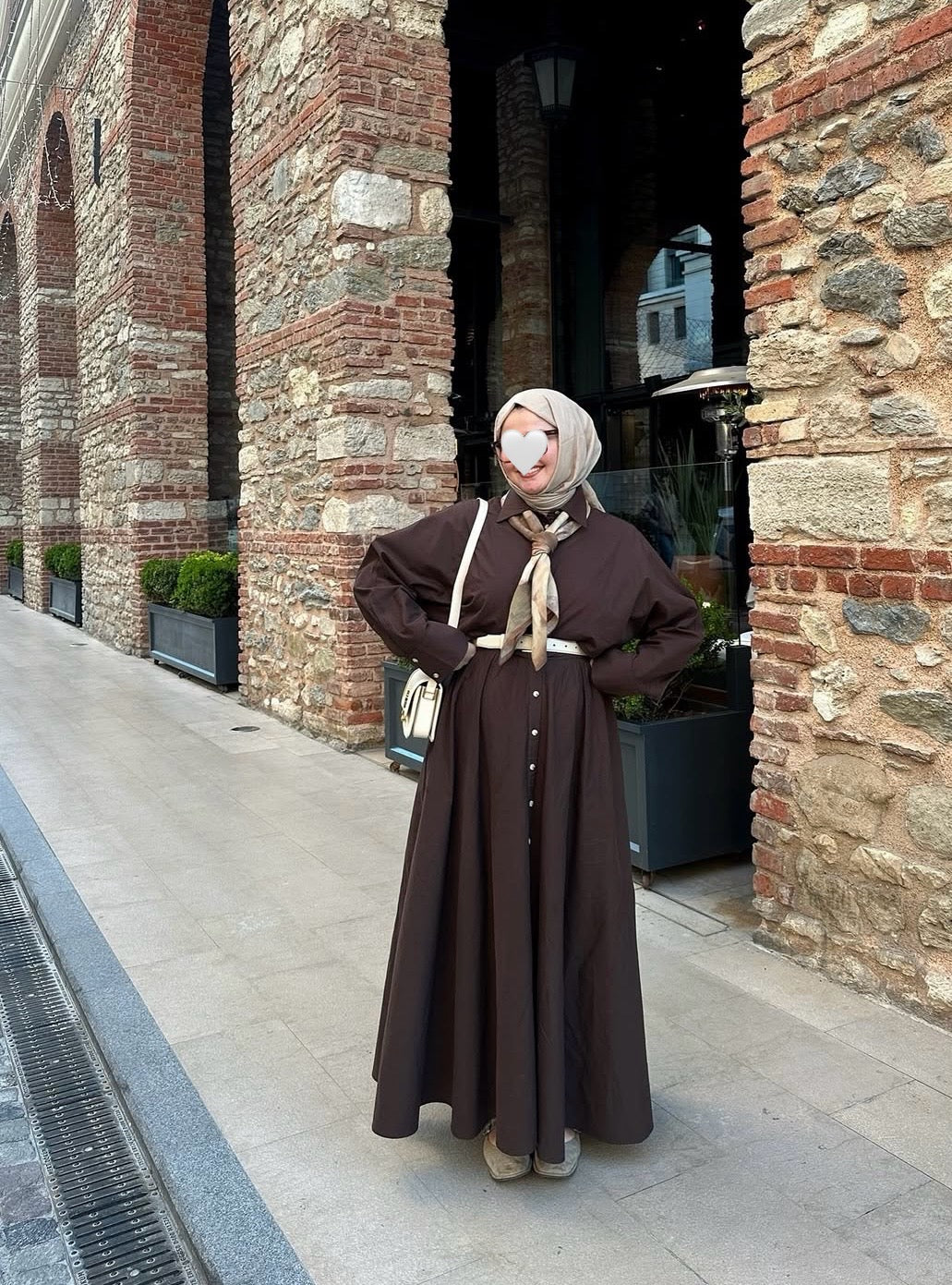 MANUKA - Trench-Stil Hemdkleid