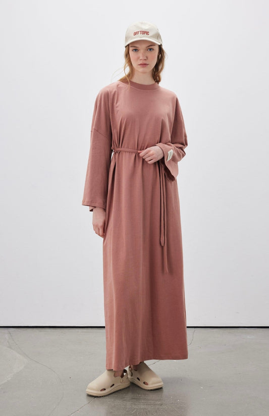 MANUKA - Oversize Kleid Altrosa