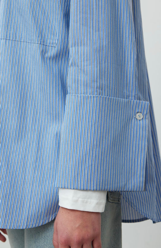 MANUKA - Hemd mit weiten Ärmel Blau