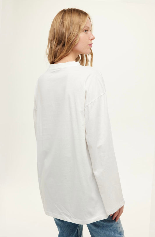 MANUKA - Oversize Shirt Weiß