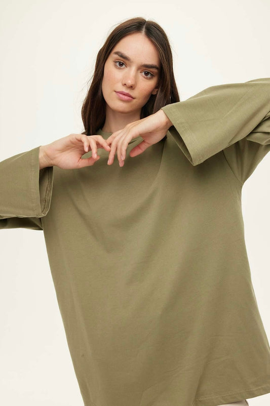 MANUKA - Oversize Shirt Khaki