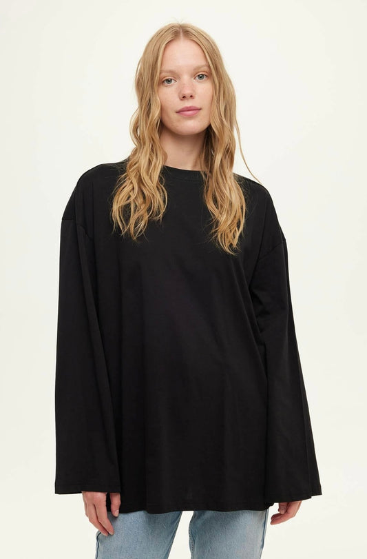 MANUKA - Oversize Shirt Schwarz