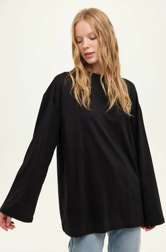 MANUKA - Oversize Shirt Schwarz