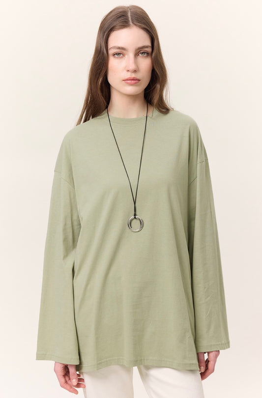 MANUKA - Oversize Shirt Grün