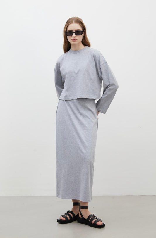 MANUKA - Bleistiftrock Grau