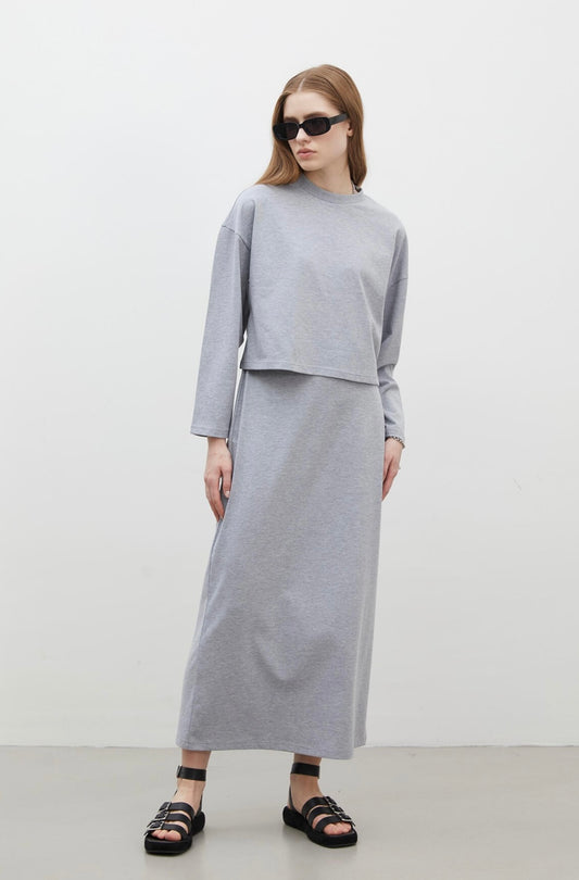 MANUKA - Bleistiftrock Grau