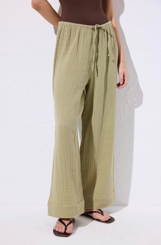 MANUKA - Musselin Hose Grün