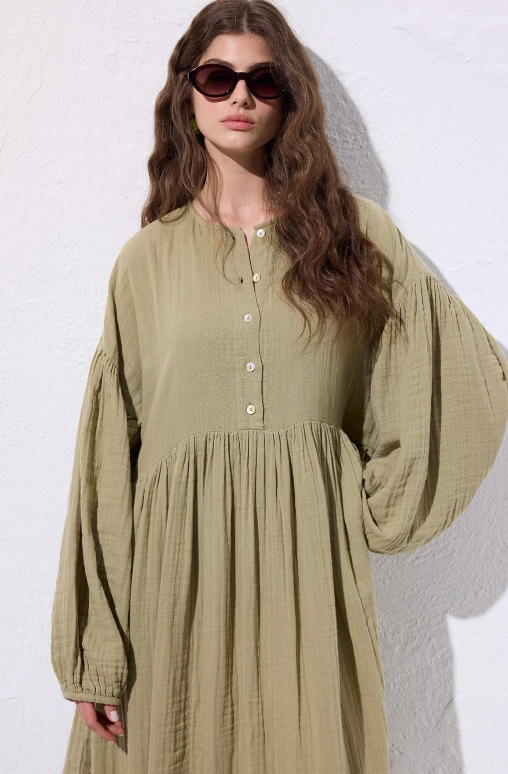 MANUKA - Musselin Kleid