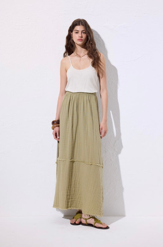 MANUKA - Musselin Rock Grün