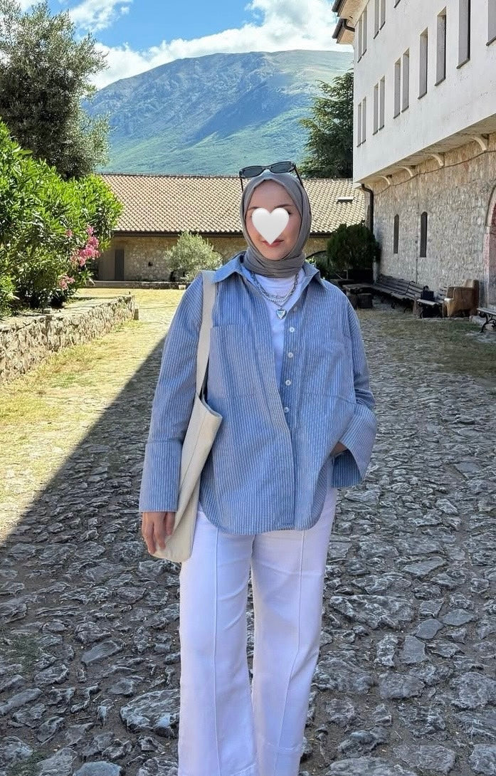 MANUKA - Hemd mit weiten Ärmel