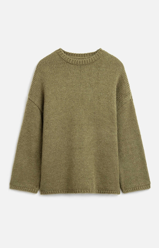 MANUKA - Oversize Pullover Grün