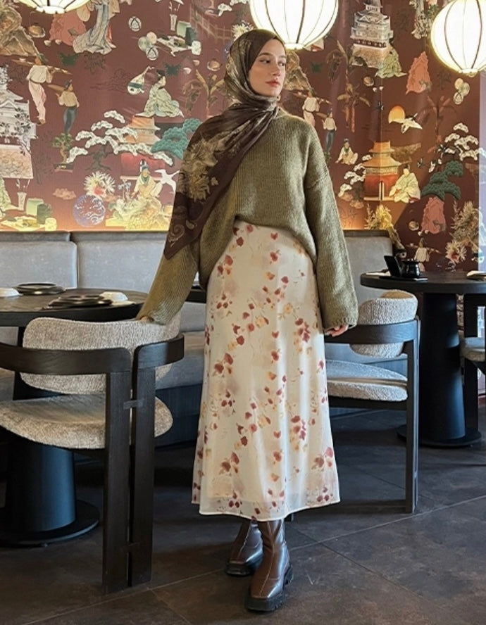 MANUKA - Oversize Pullover Grün