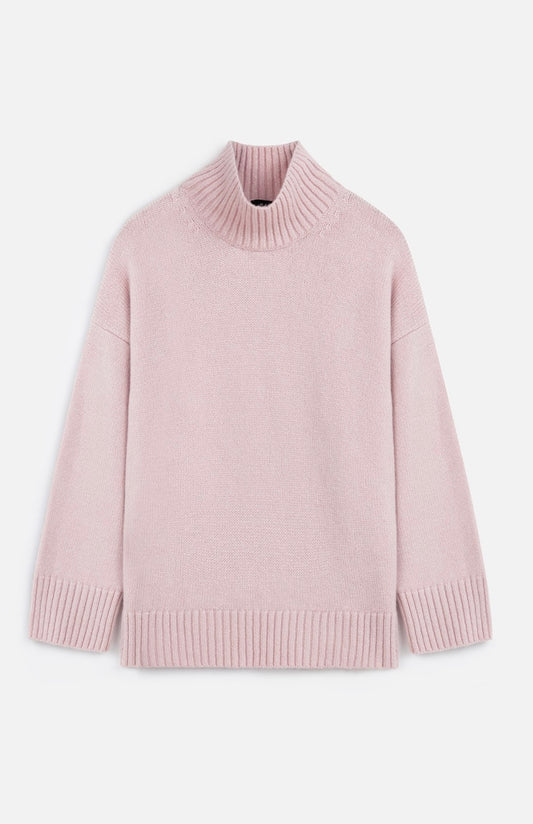MANUKA - Rollkragen Pullover Rosa