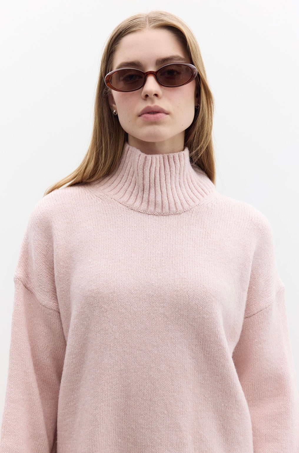 MANUKA - Rollkragen Pullover Rosa