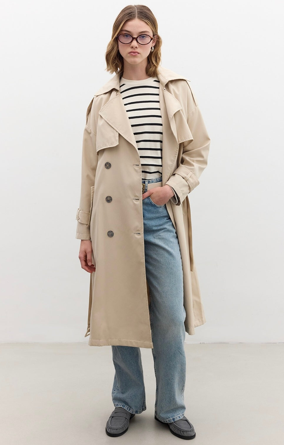 MANUKA - Trenchcoat Beige