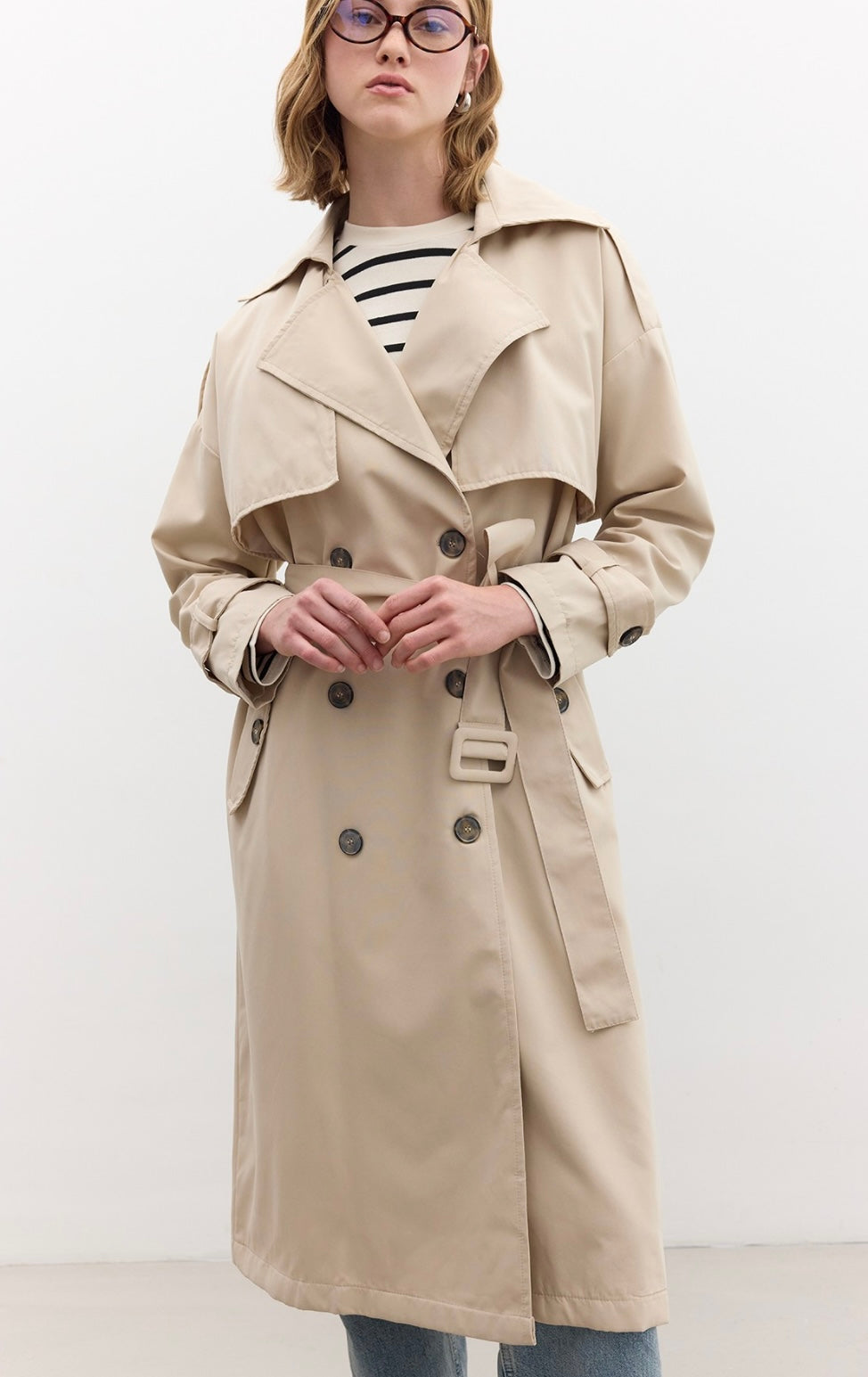 MANUKA - Trenchcoat Beige