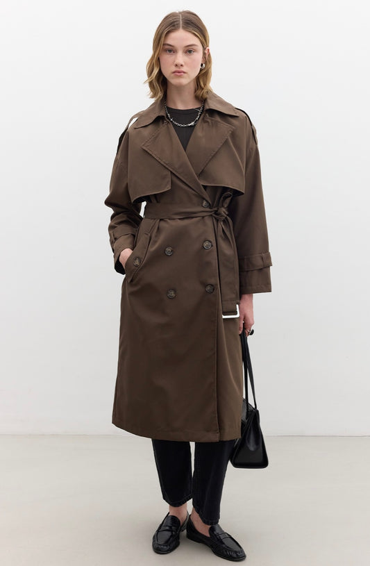 MANUKA - Trenchcoat Braun