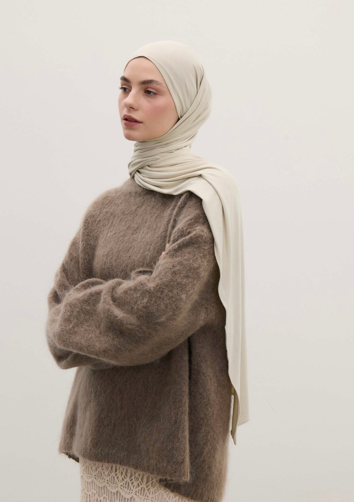 FRESH SCARFS - Bamboo Jersey Ucuk Yesil