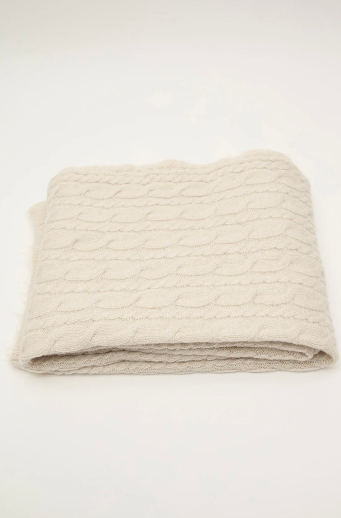 MANUKA - geflochtener Schal Bej