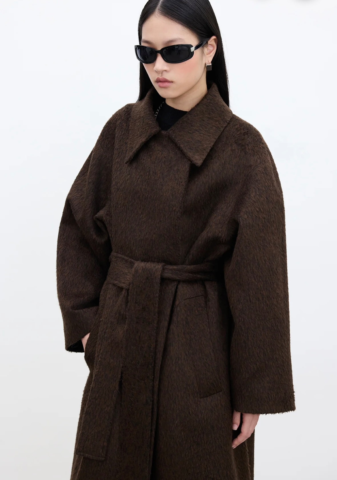 MANUKA - Premium Mantel Dunkelbraun