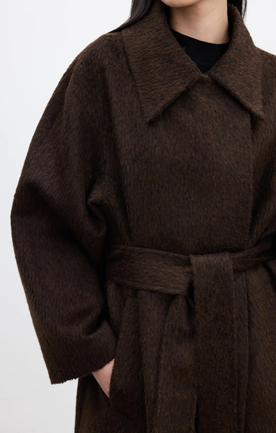 MANUKA - Premium Mantel Dunkelbraun