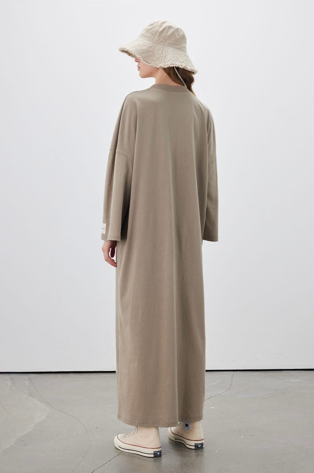 MANUKA - Oversize Kleid Taupe