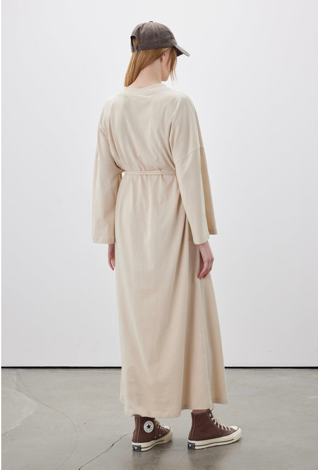 MANUKA - Oversize Kleid Beige