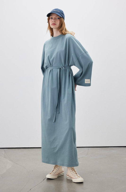 MANUKA - Oversize Kleid Blau