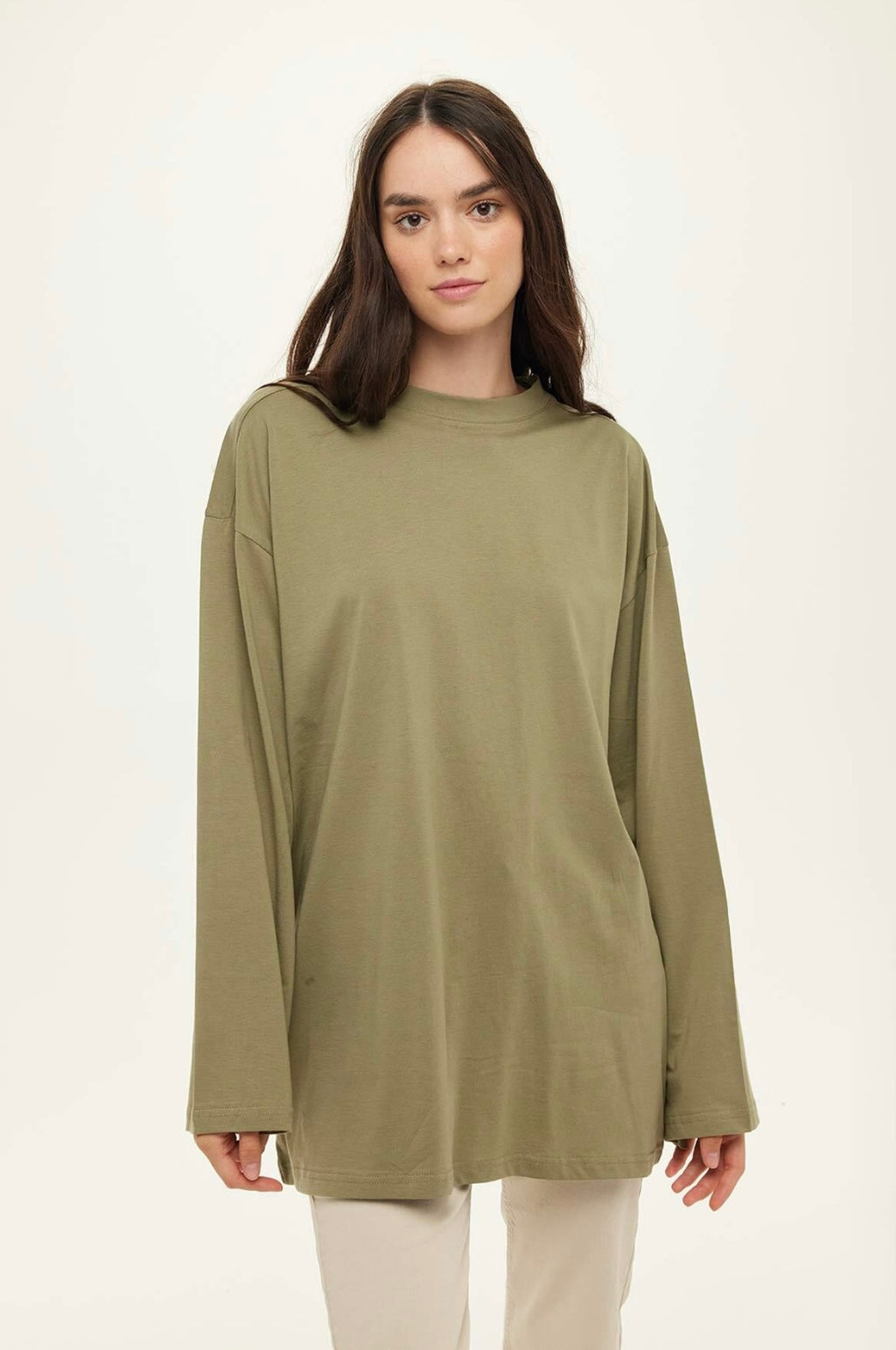 MANUKA - Oversize Shirt Khaki