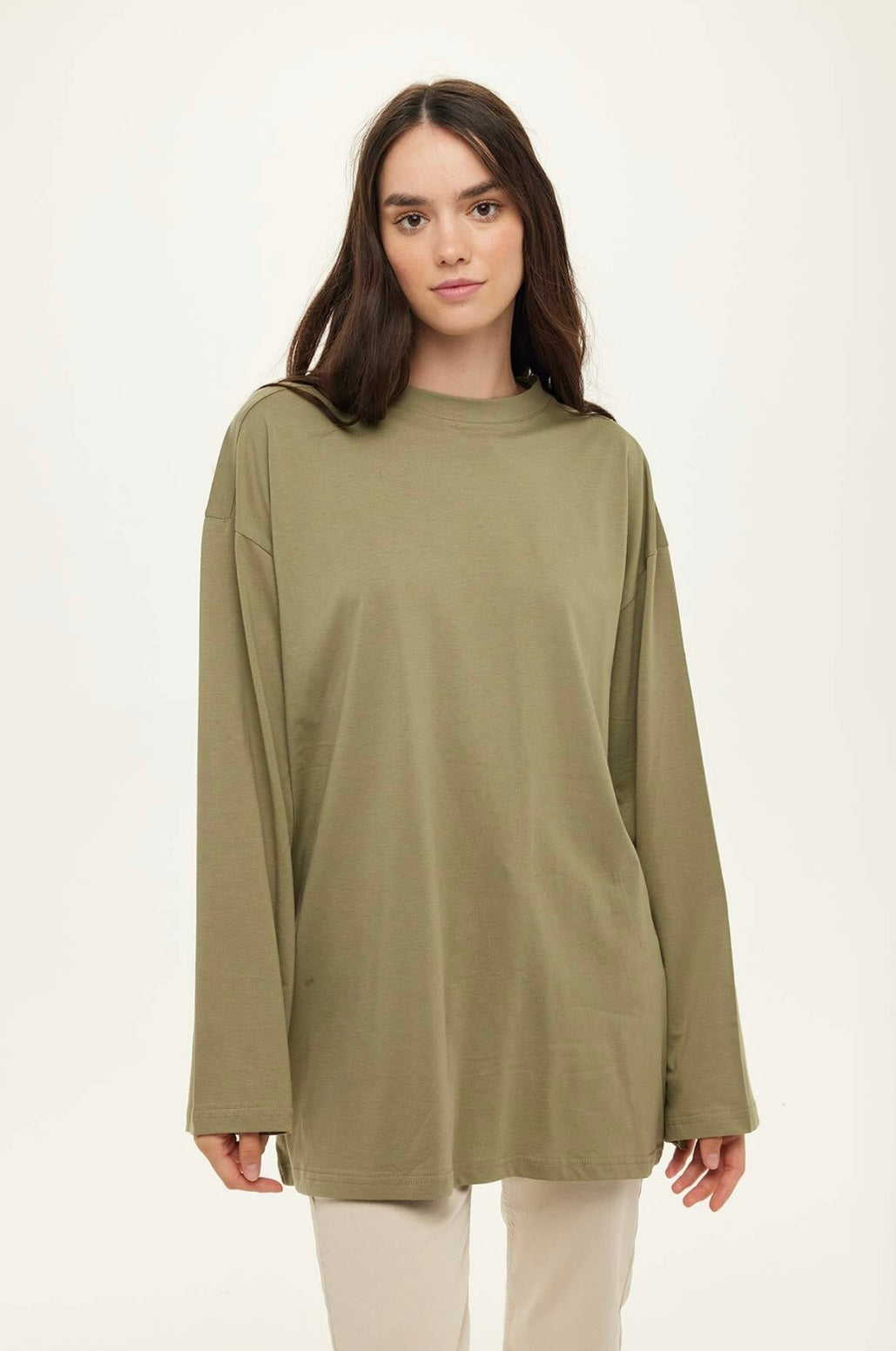 MANUKA - Oversize Shirt Khaki