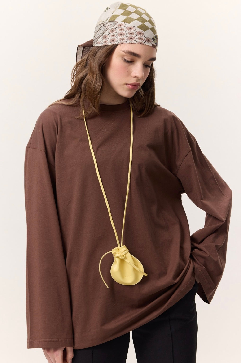 MANUKA - Oversize Shirt Braun