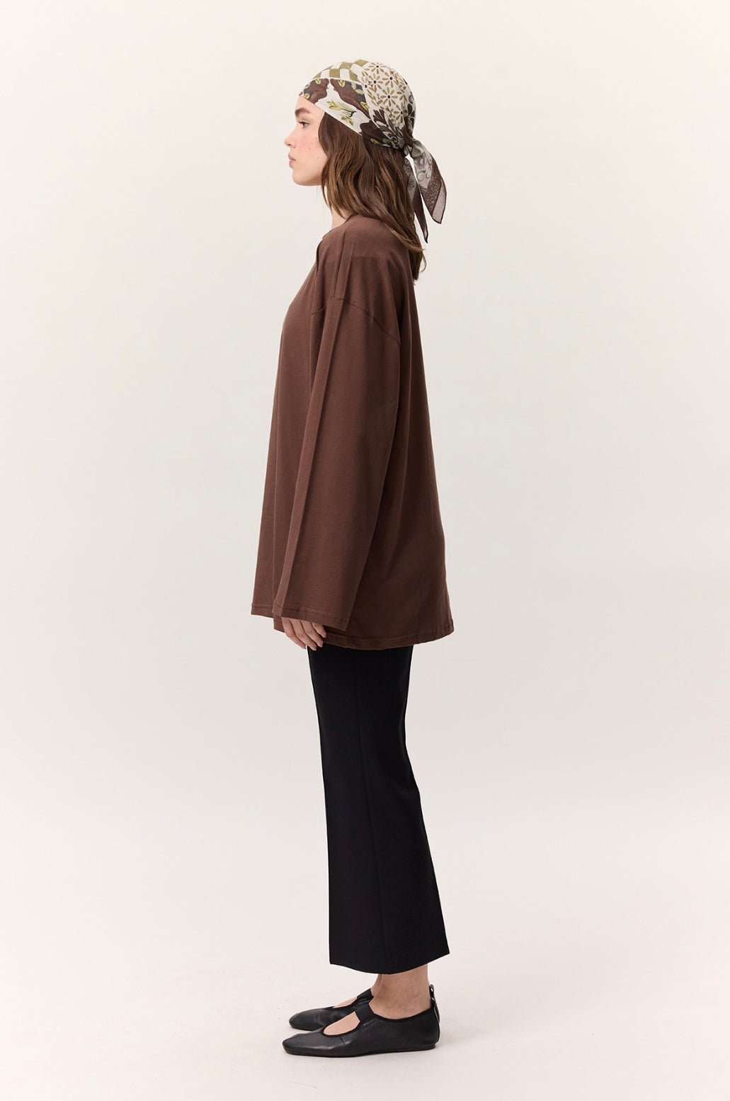 MANUKA - Oversize Shirt Braun