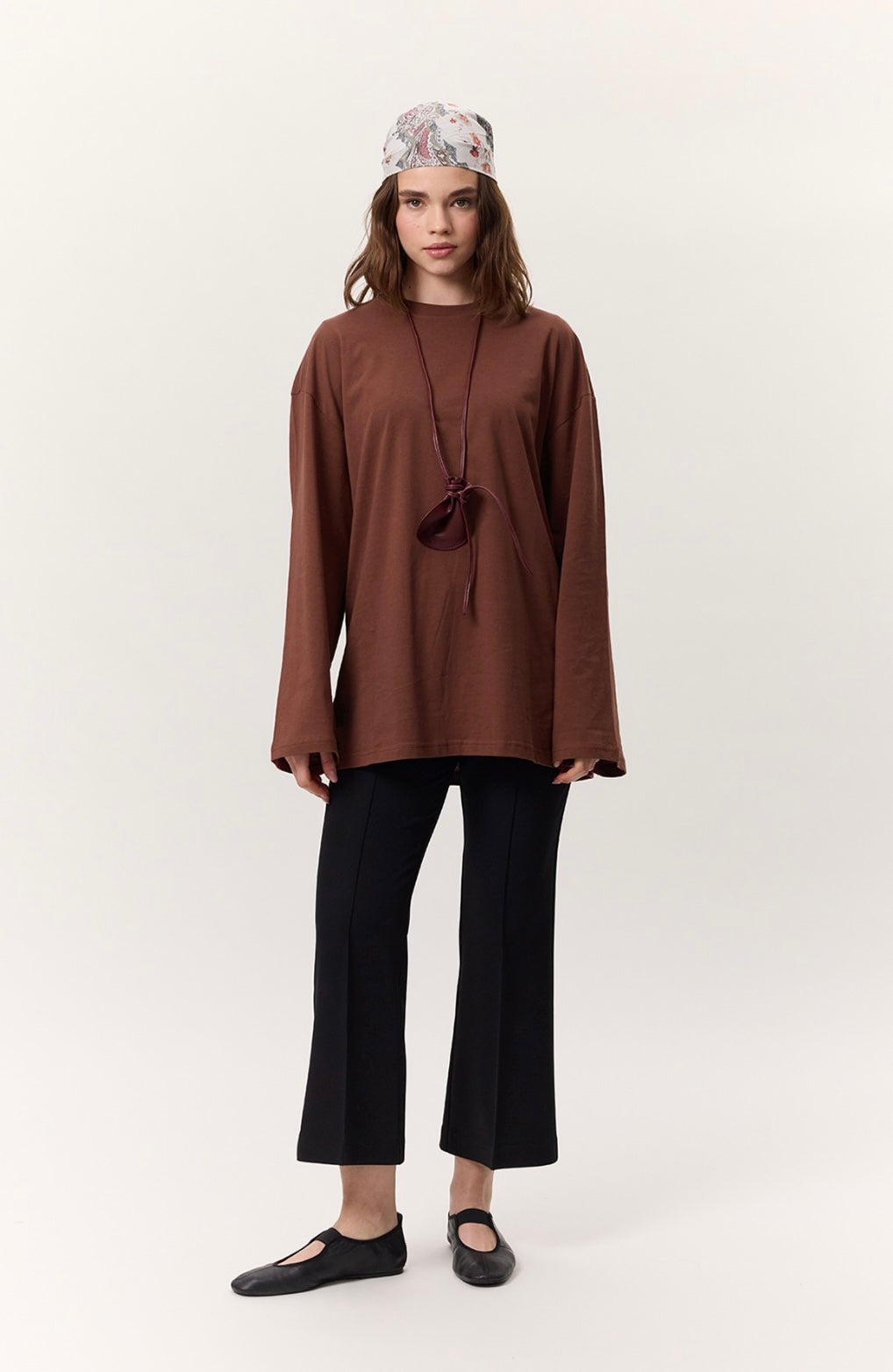 MANUKA - Oversize Shirt Baumrinde