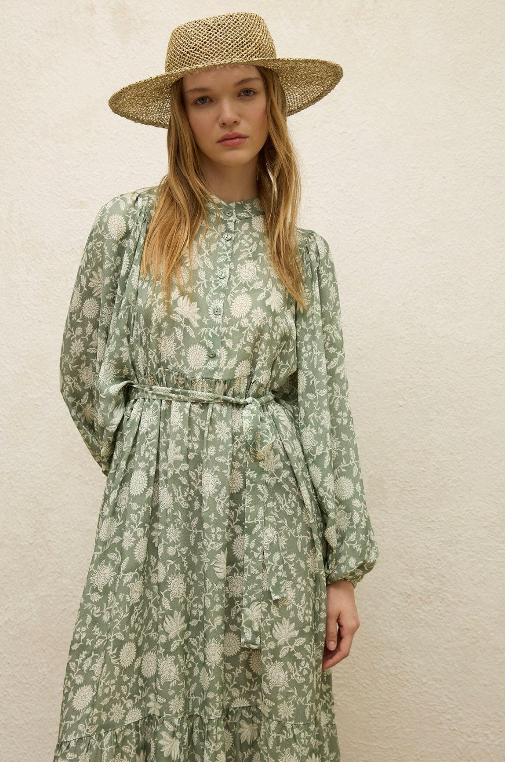 MANUKA - Ballonärmel Kleid