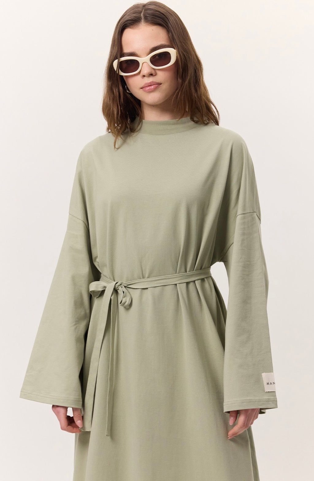 MANUKA - Oversize Kleid Grün