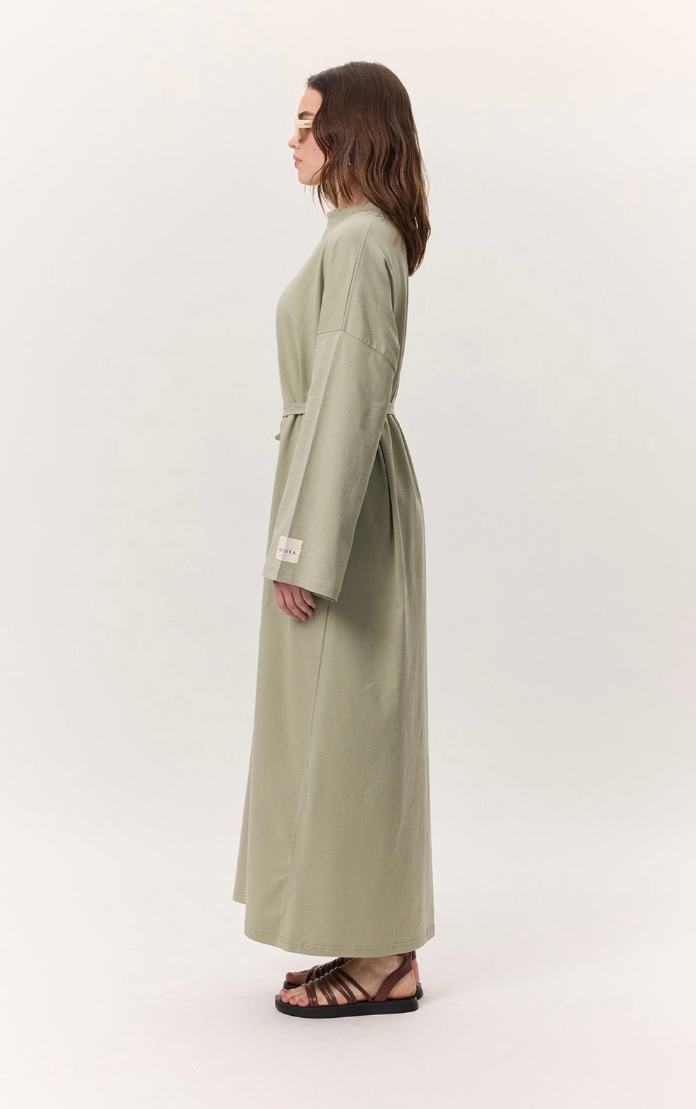 MANUKA - Oversize Kleid Grün