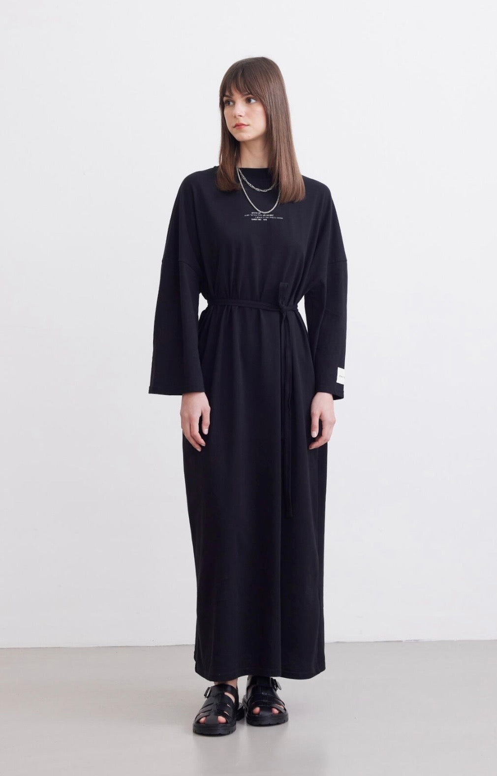 MANUKA - Oversize Kleid Schwarz