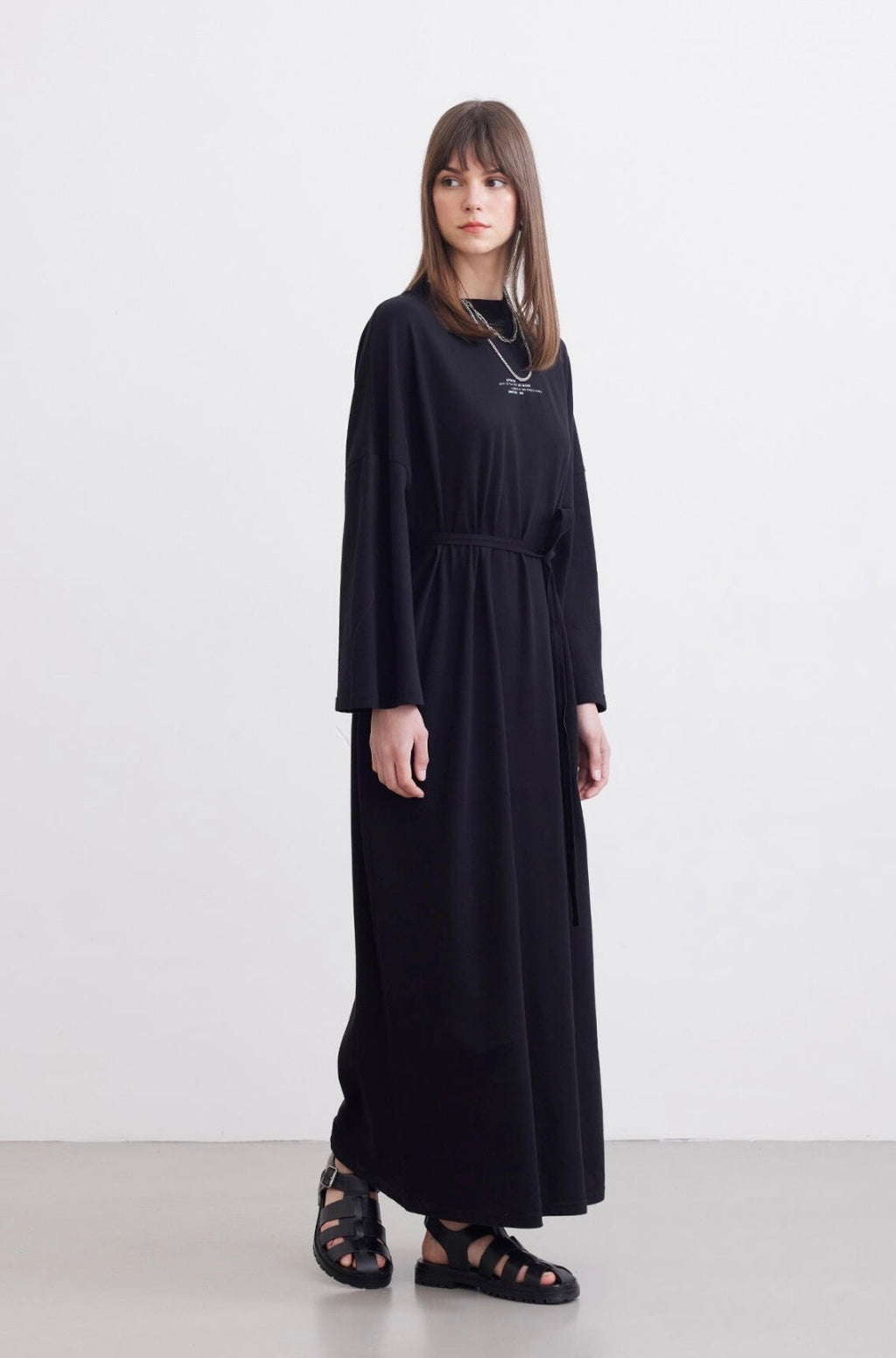 MANUKA - Oversize Kleid Schwarz