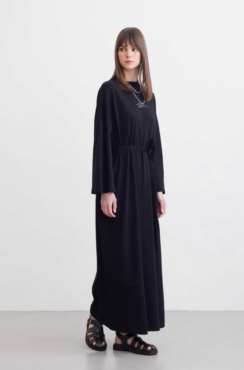 MANUKA - Oversize Kleid Schwarz