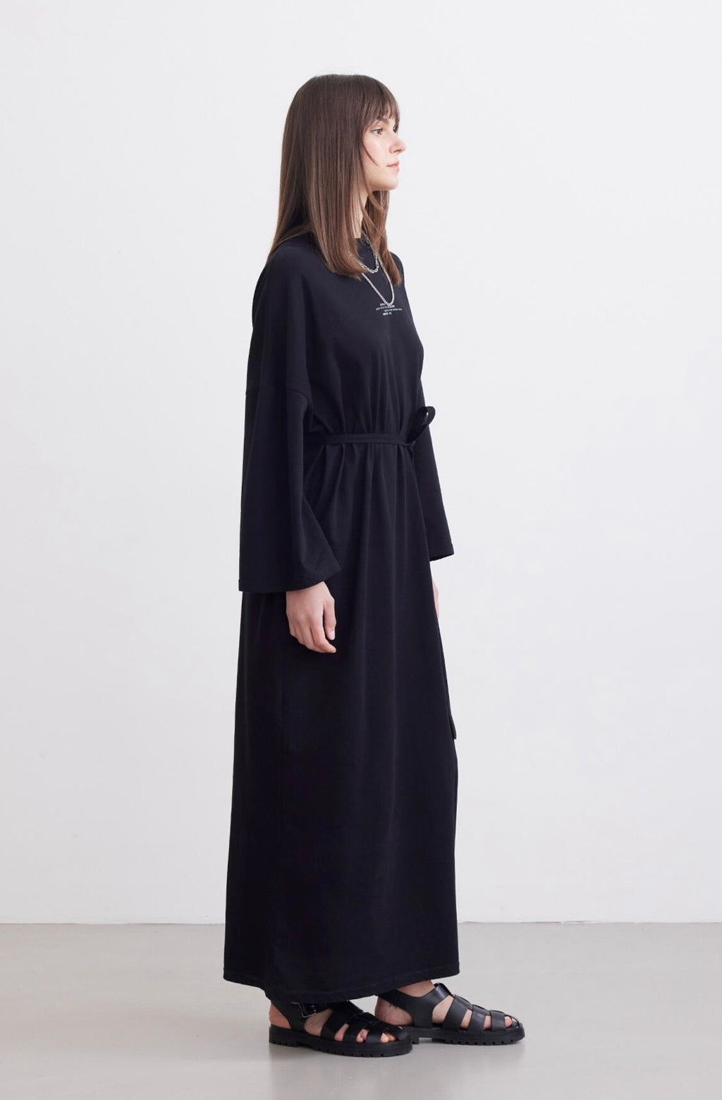 MANUKA - Oversize Kleid Schwarz