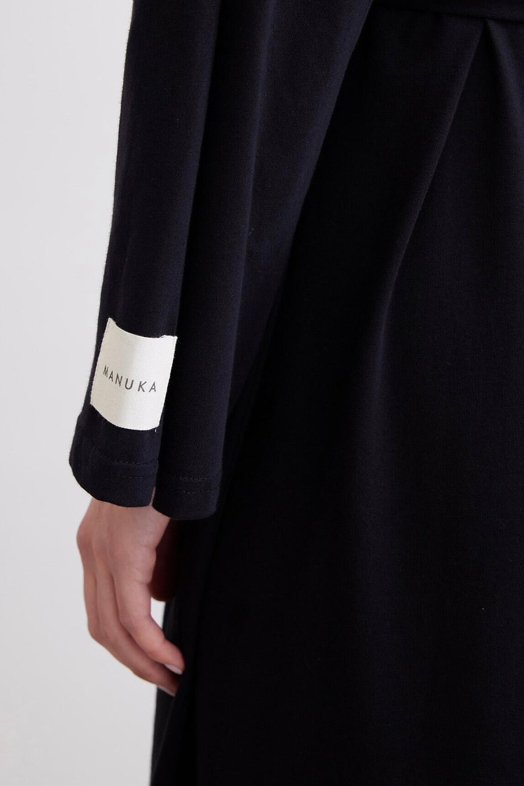 MANUKA - Oversize Kleid Schwarz