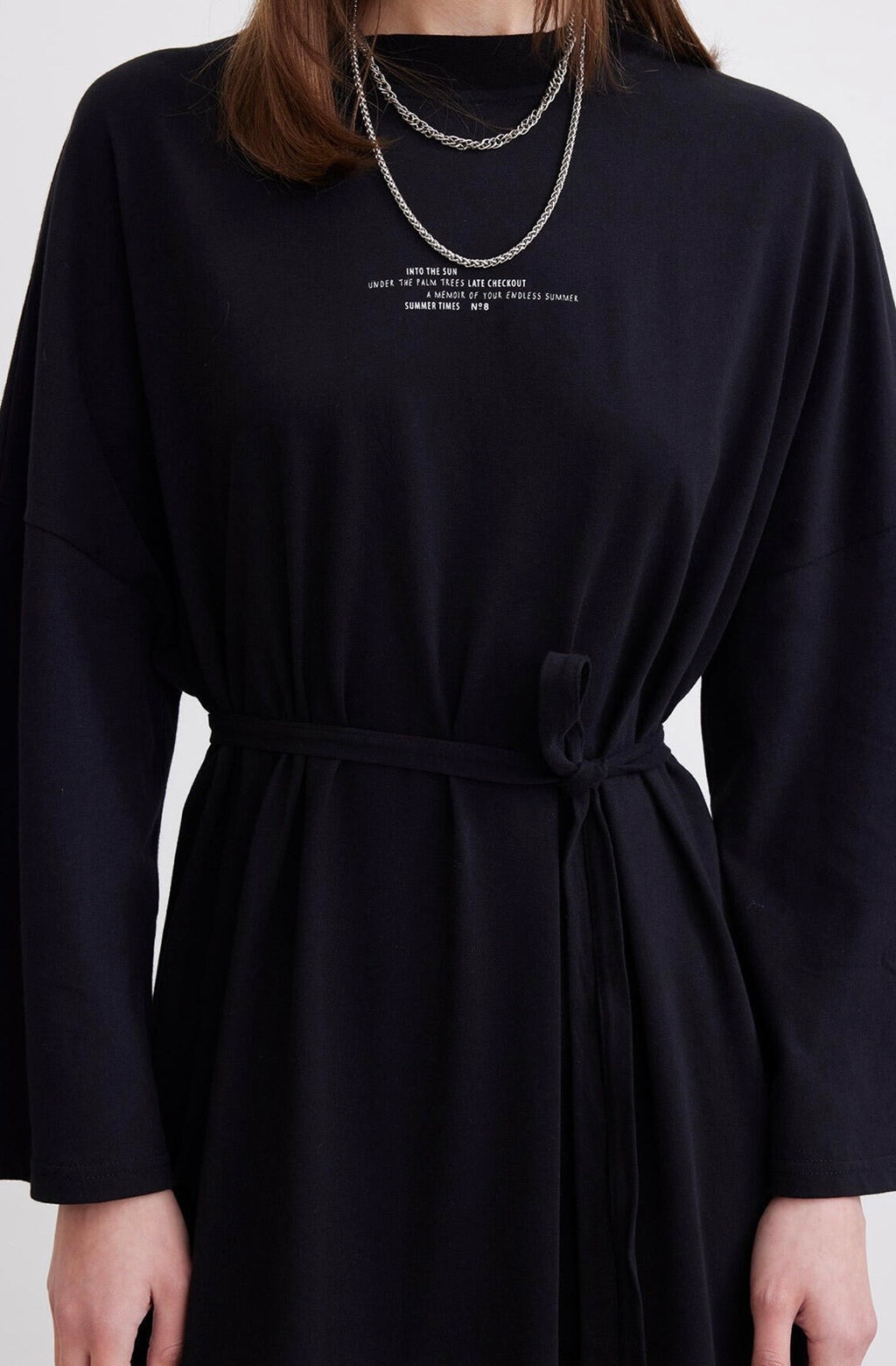 MANUKA - Oversize Kleid Schwarz