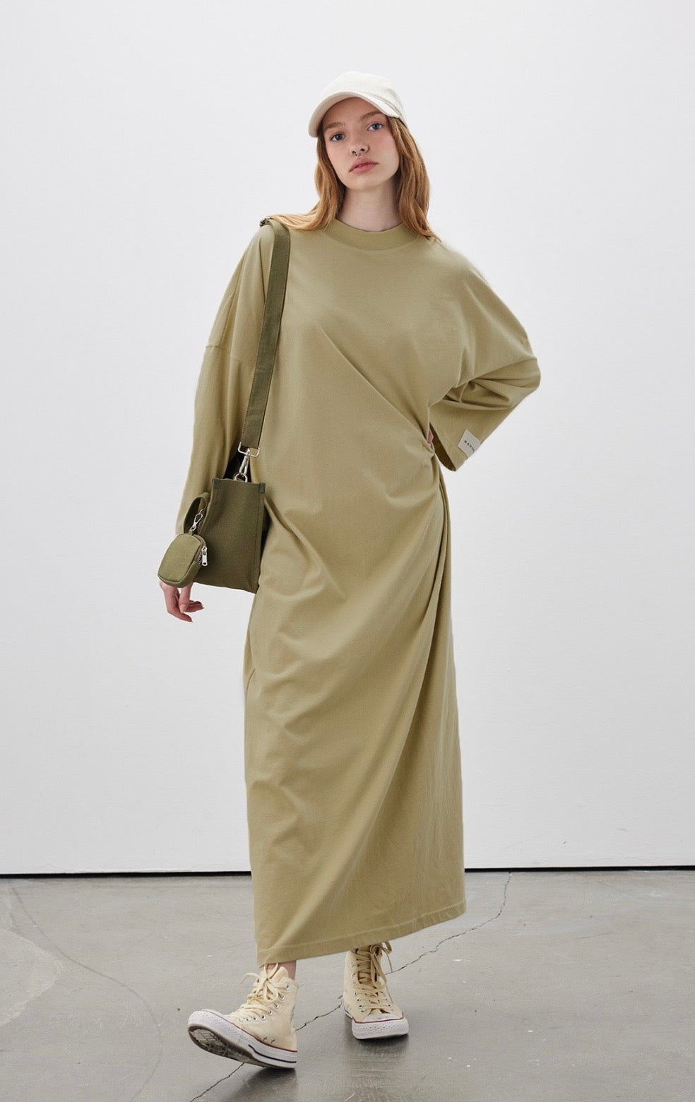 MANUKA - Oversize Kleid Gelb