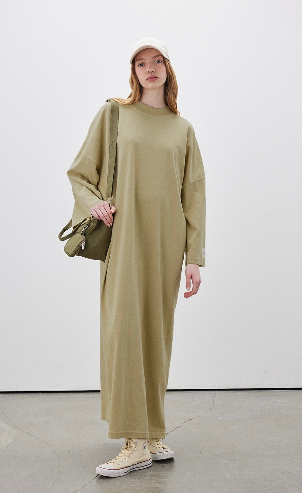 MANUKA - Oversize Kleid Gelb