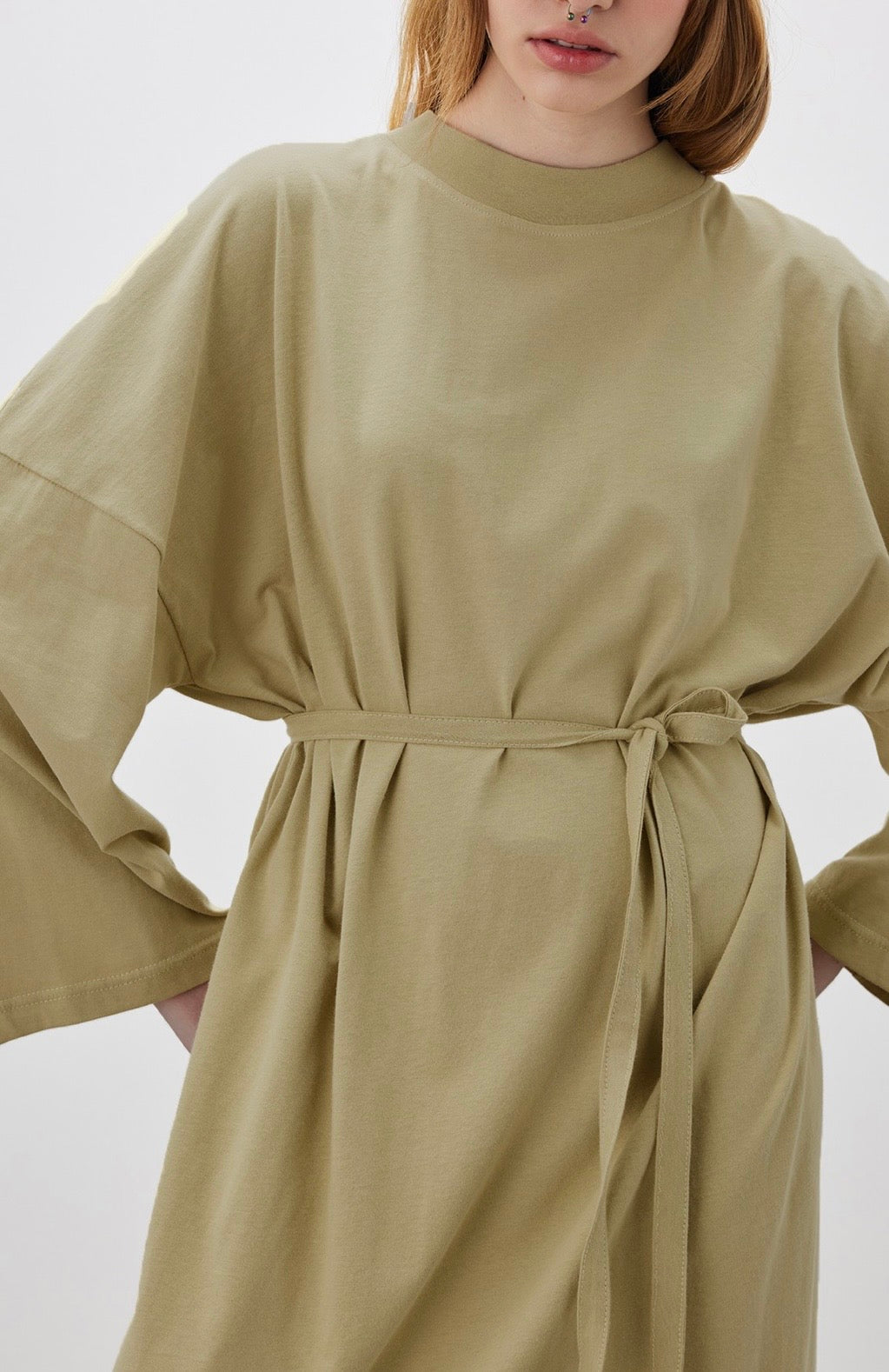 MANUKA - Oversize Kleid Gelb