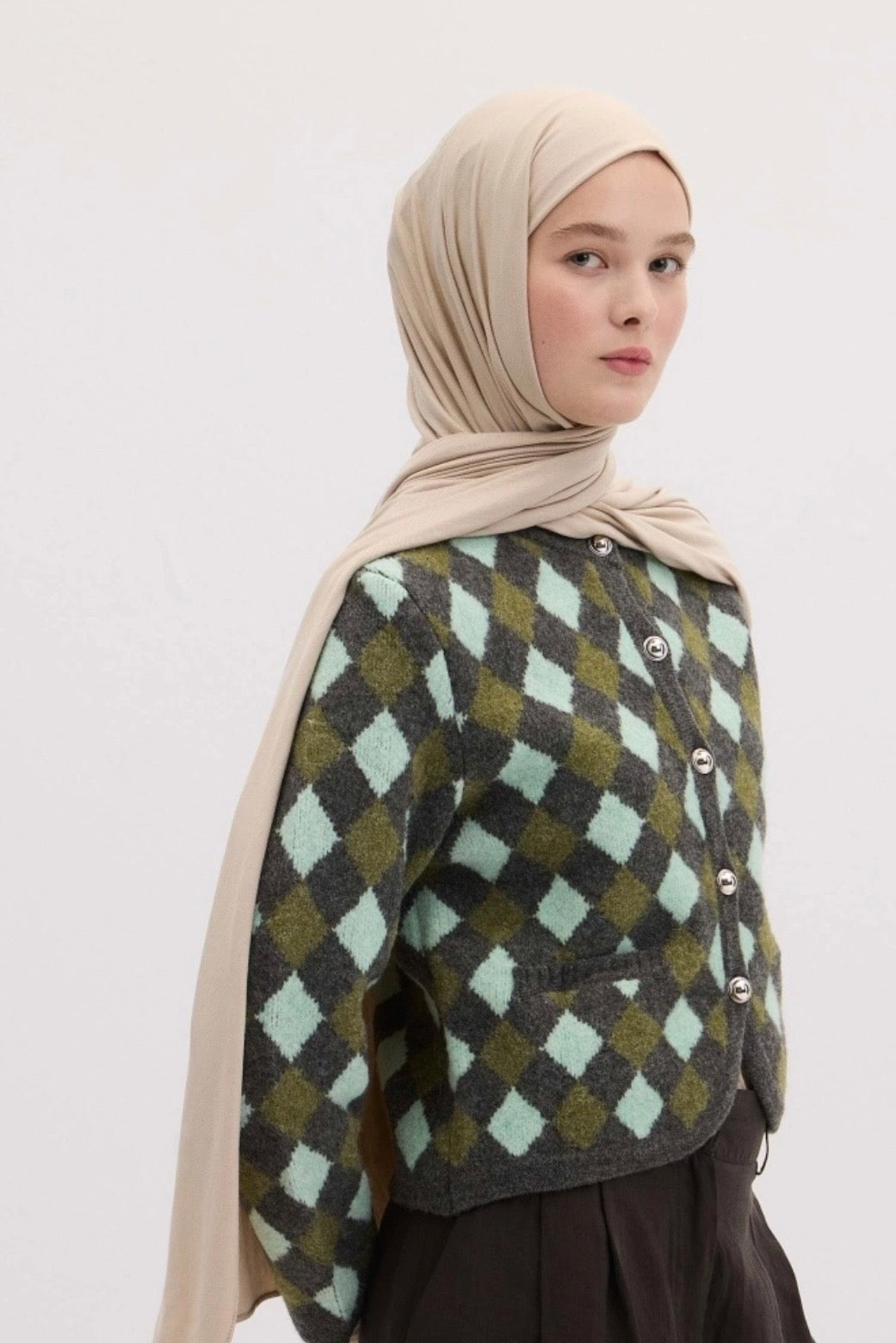 FRESH SCARFS - Bamboo Jersey Nude