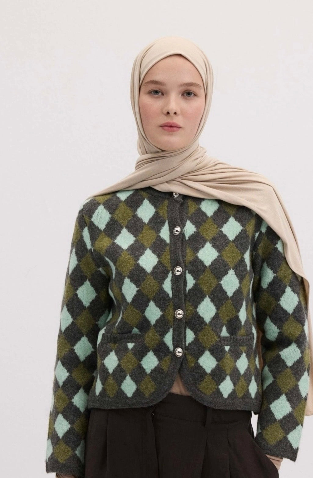 FRESH SCARFS - Bamboo Jersey Nude