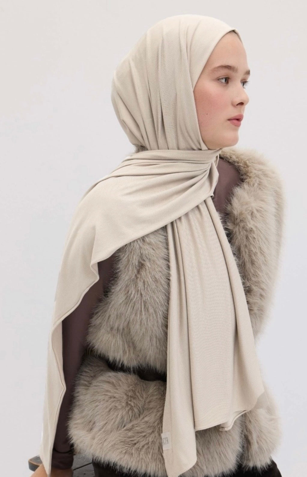 FRESH SCARFS - Bamboo Jersey Perle